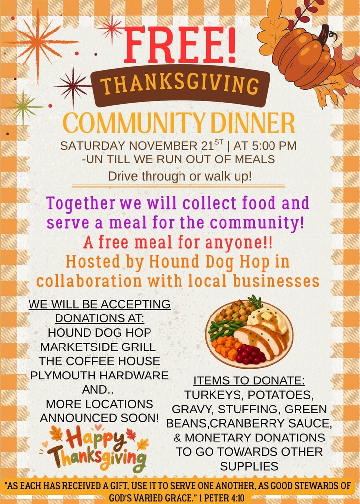 Thanksgiving dinner for community