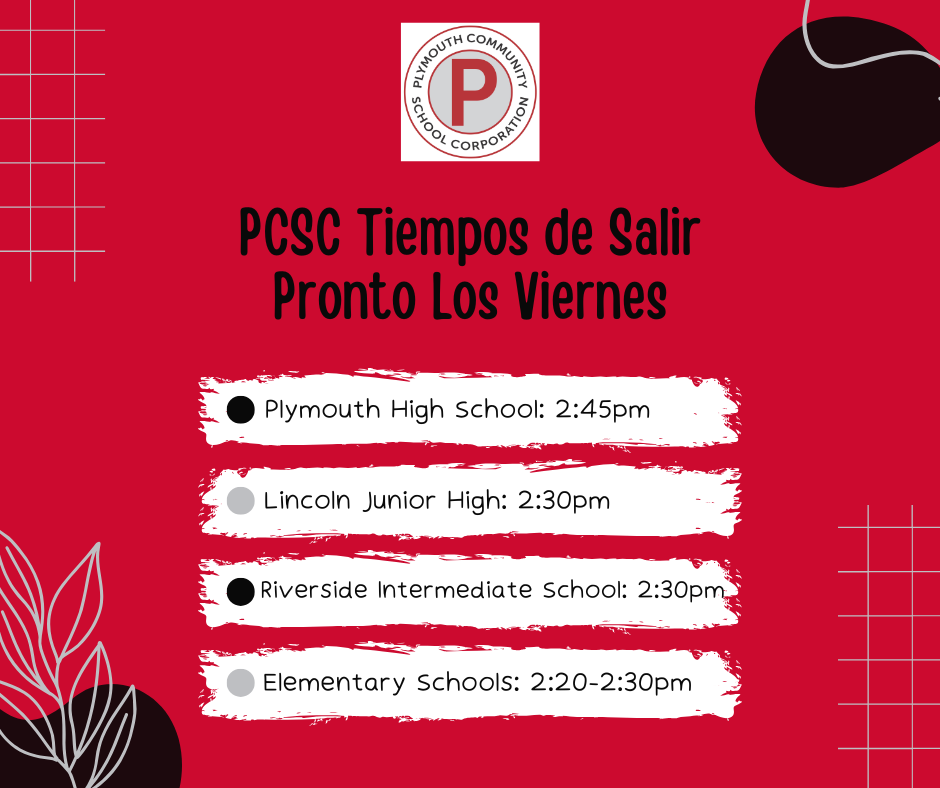 PCSC Tiempos de salir pronto los viernes