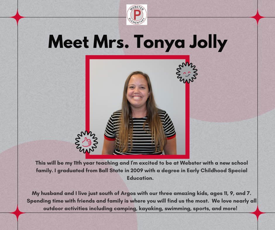 Webster elementary new pre school special education teacher