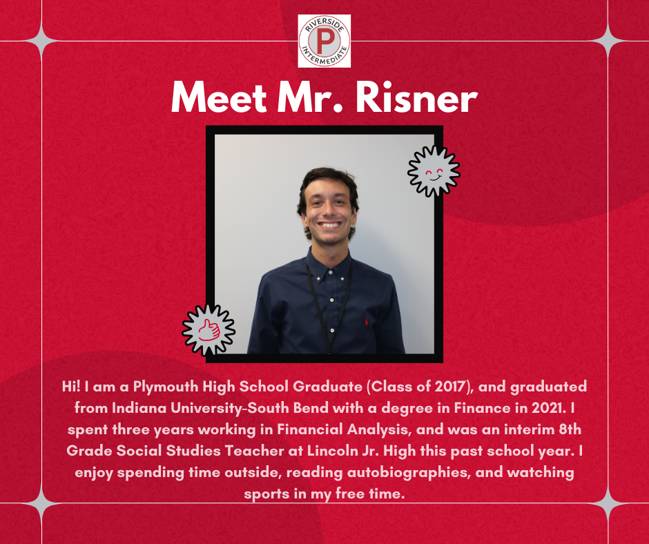 Matt risner- new 6th grade intermediate school math teacher