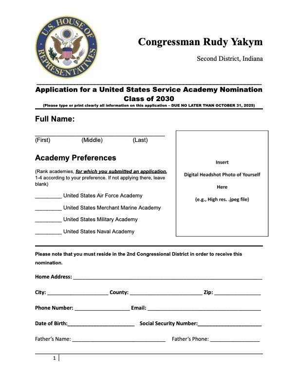 Service Academy Night-PHS