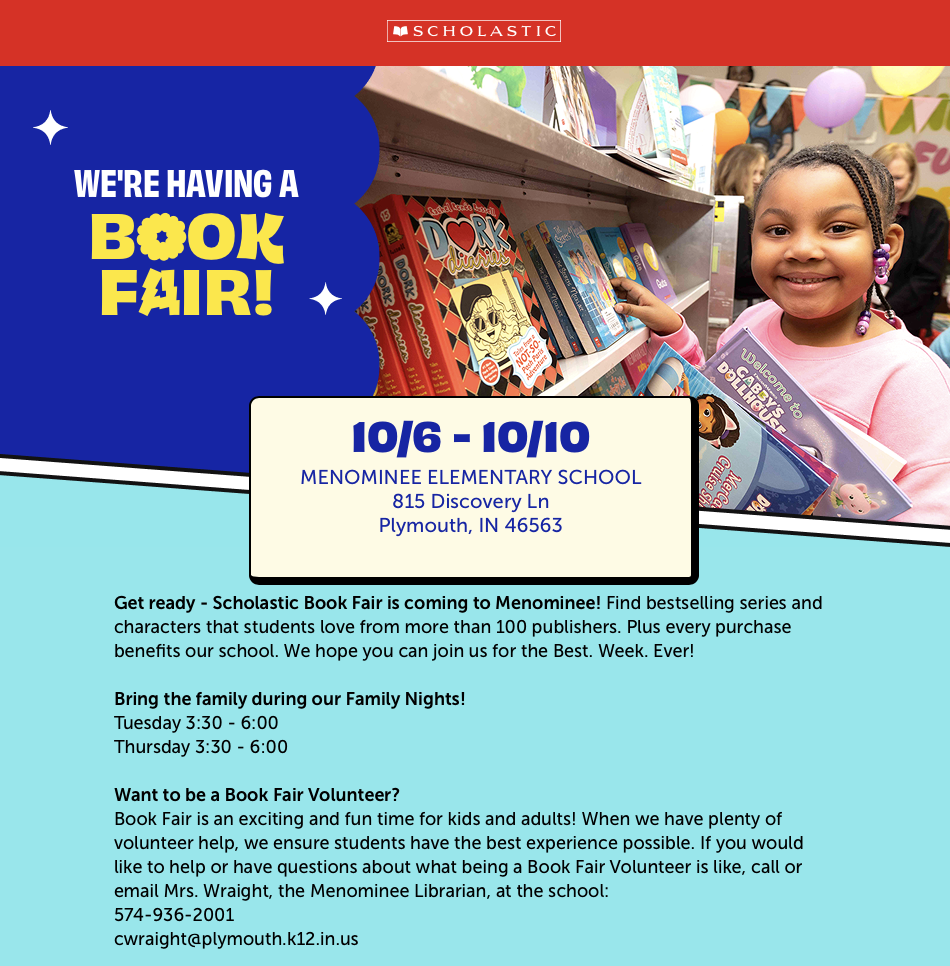 Menominee book fair