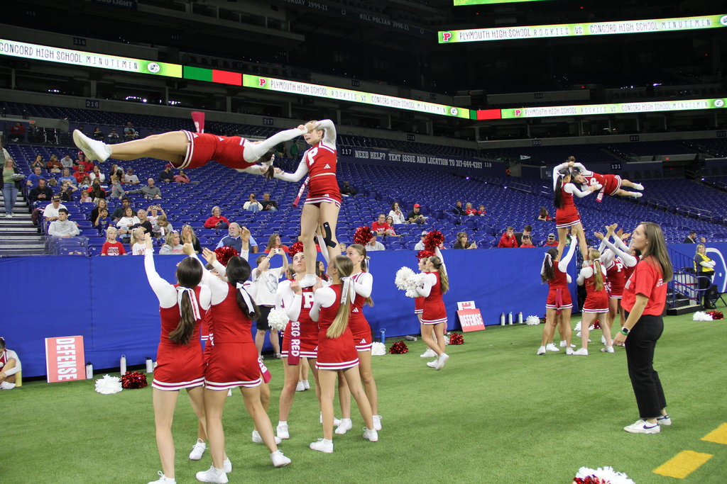 Cheer qualifies for state! 