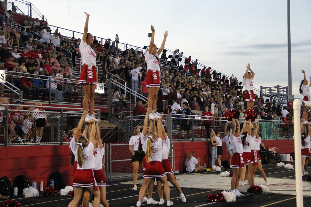 Cheer qualifies for state! 