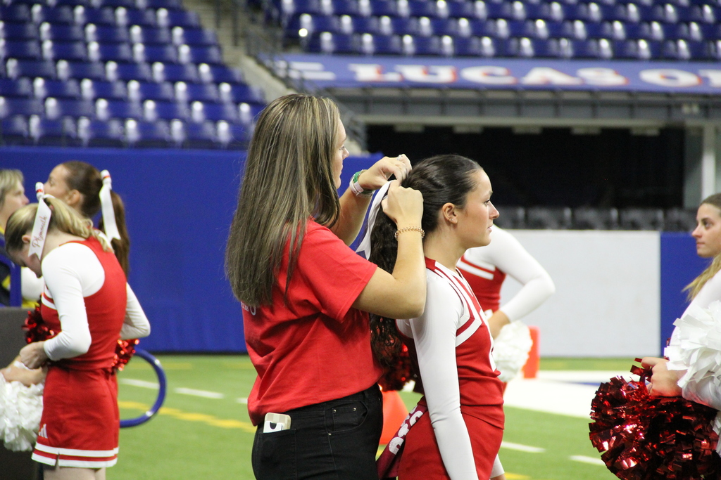 Cheer qualifies for state! 