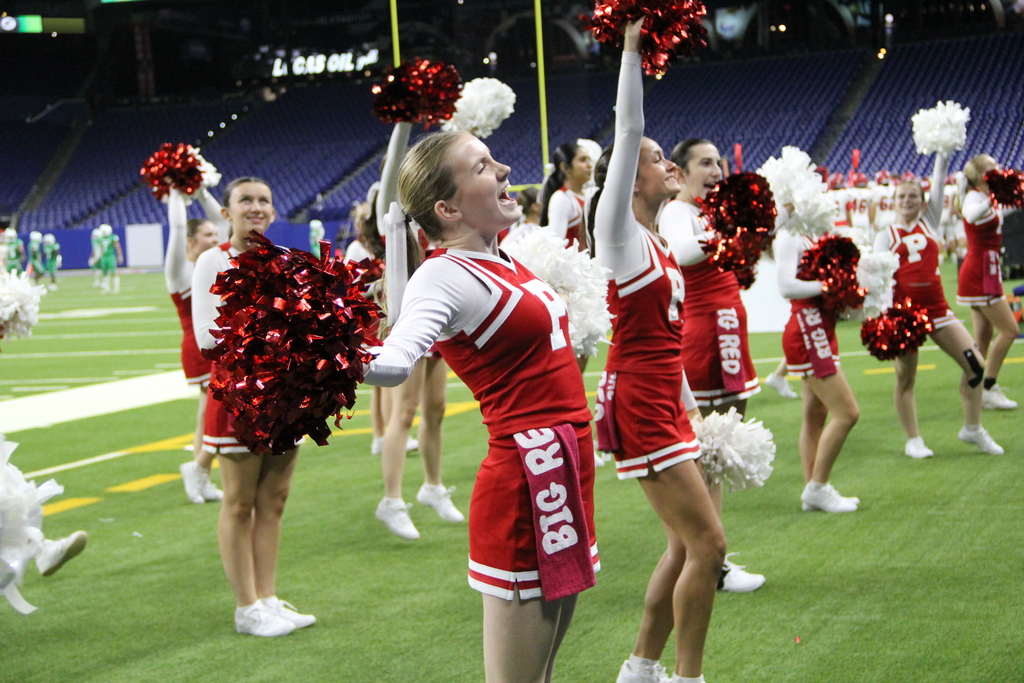Cheer qualifies for state! 