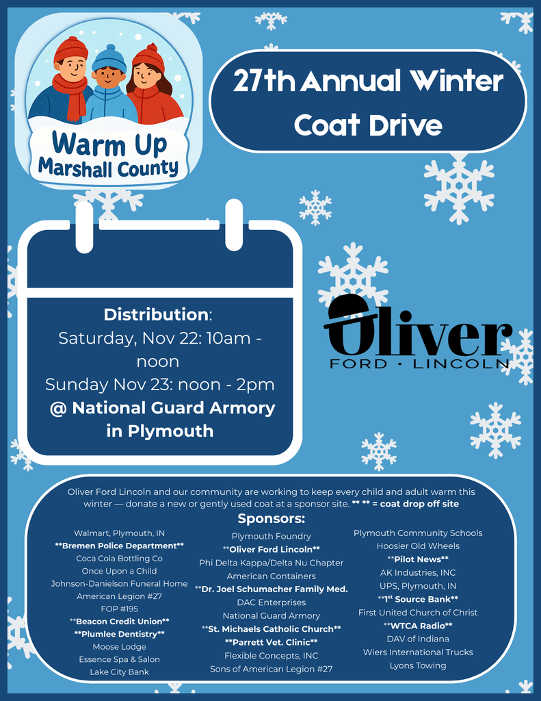 coat drive distributions 