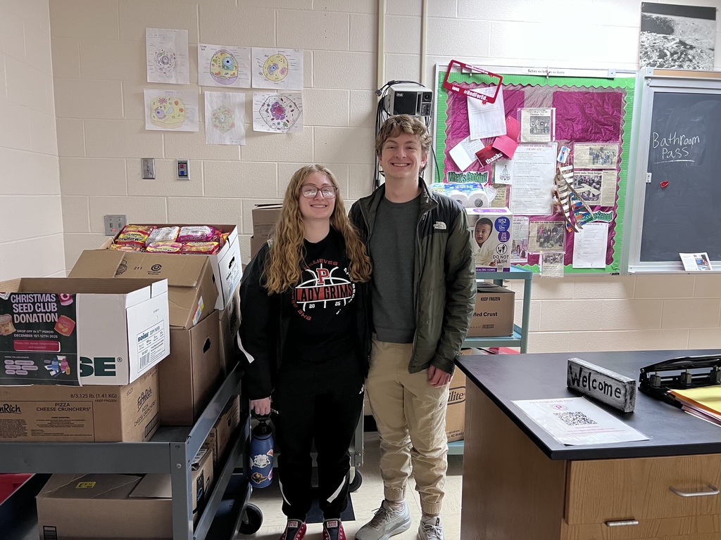 SEED Club collecting donations for christmas!