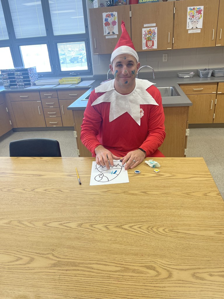 principal ryan welch as elf on the shelf