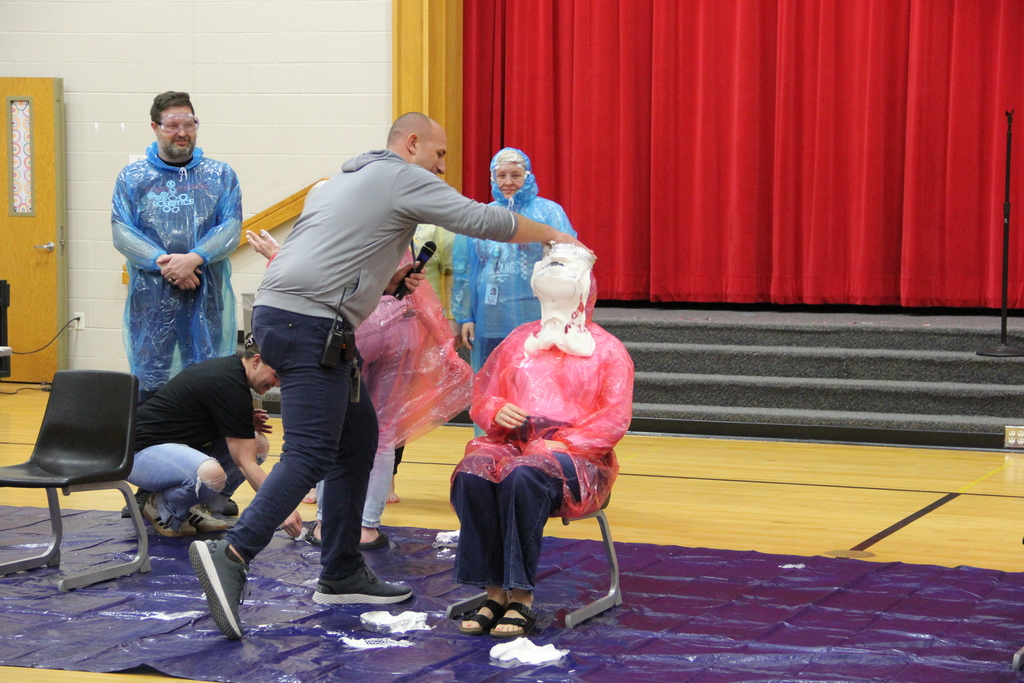 Menominee pie in the face
