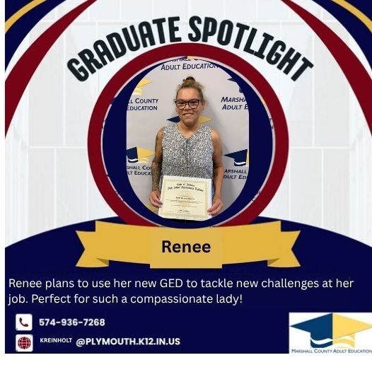 Renee graduate spotlight.