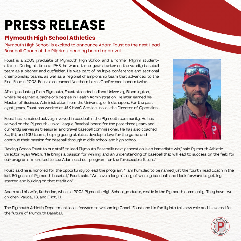 new phs football coach adam foust