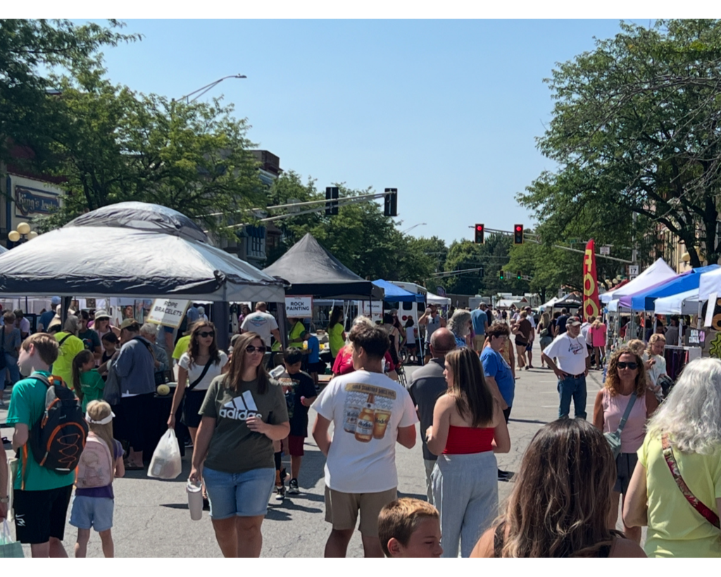 art in the street by heartland art center on july 25th free to the community