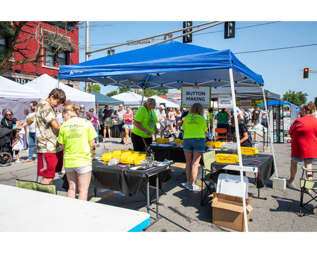 art in the street by heartland art center on july 25th free to the community