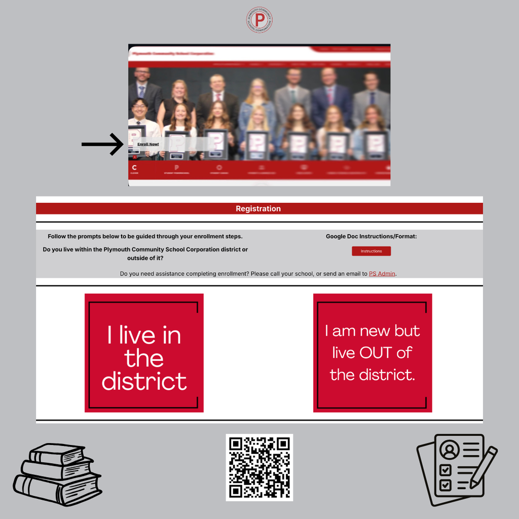 registration page for enrollment