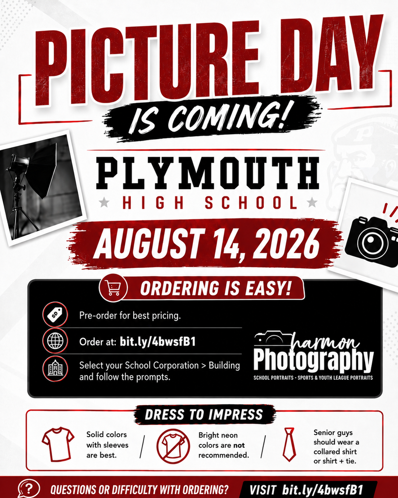 phs picture day is tomorrow! you can pre order pictures!