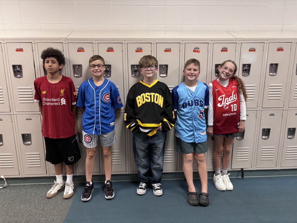Mrs. Taylor's class who participated in the Friday Spirit Day