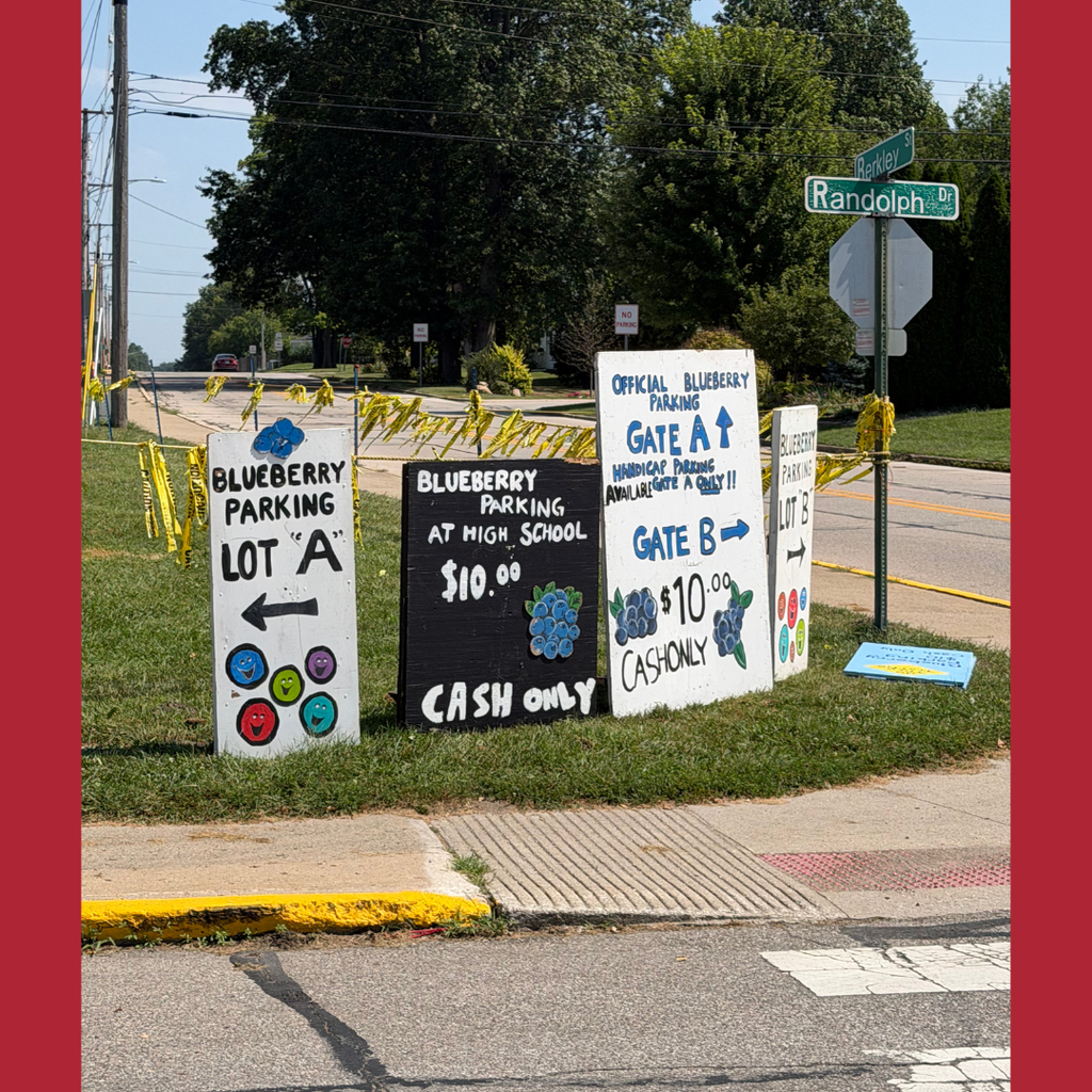 blueberry events going on throughout the weekend!