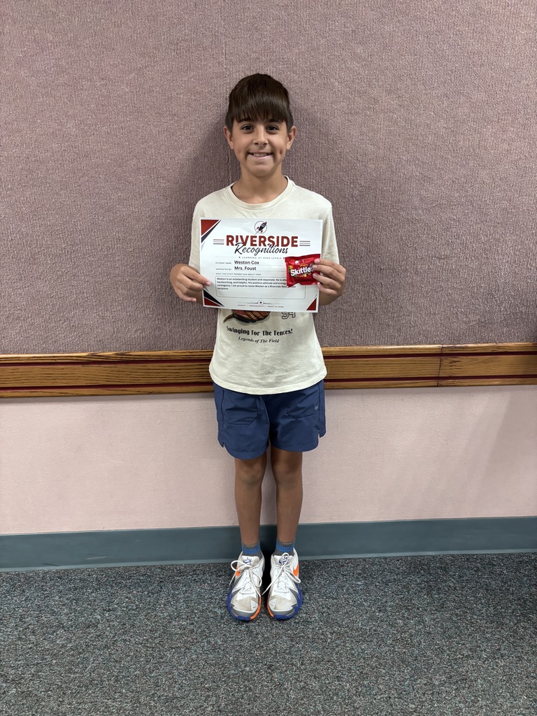 Weston Cox Riverside Recognition