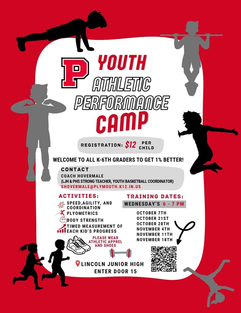 youth athletic performance camp registration