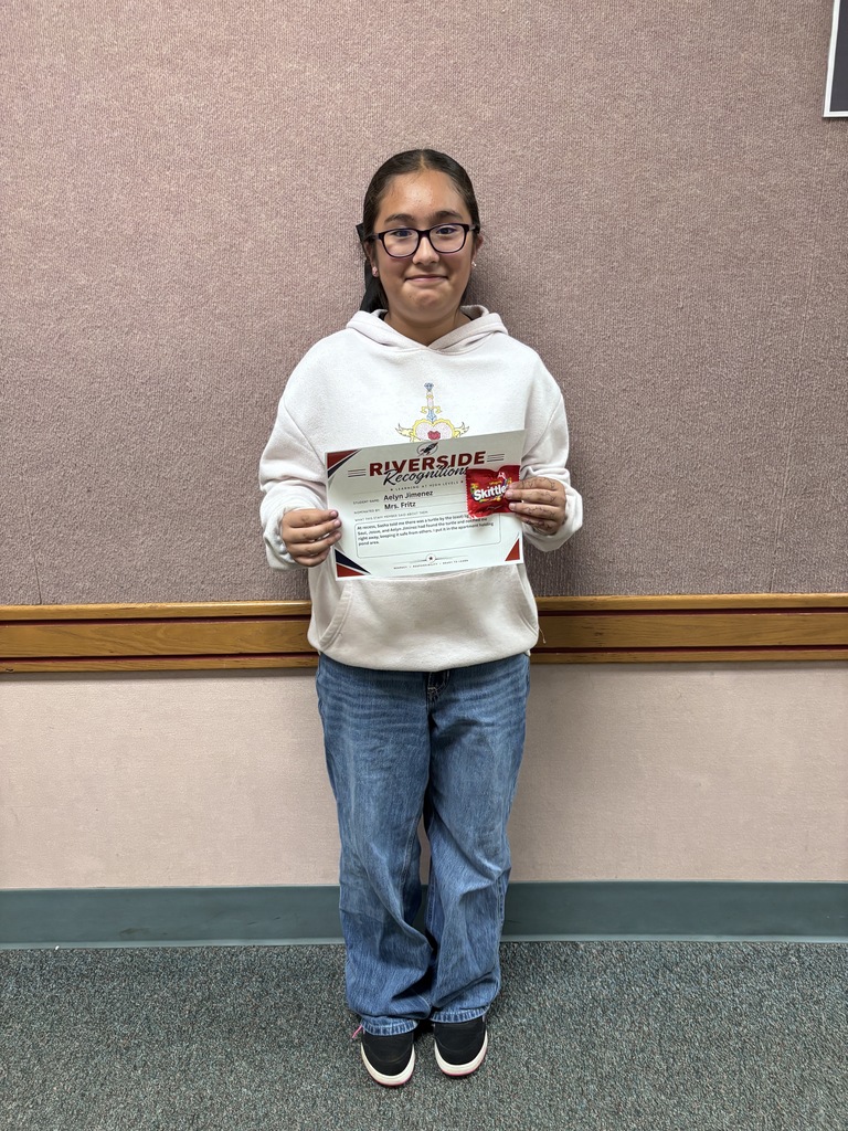 Aelyn Jimenez Riverside Recognition