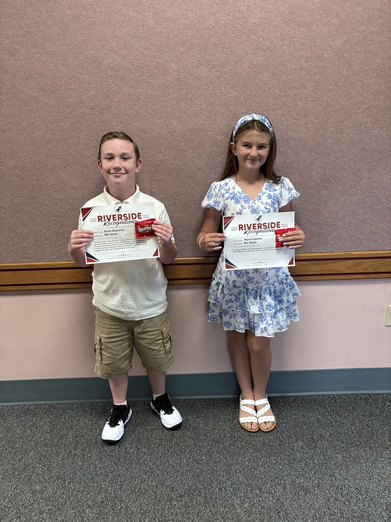 Eivan Mazzanti (left) and Rayna Sabinas (right) Riverside Recognition