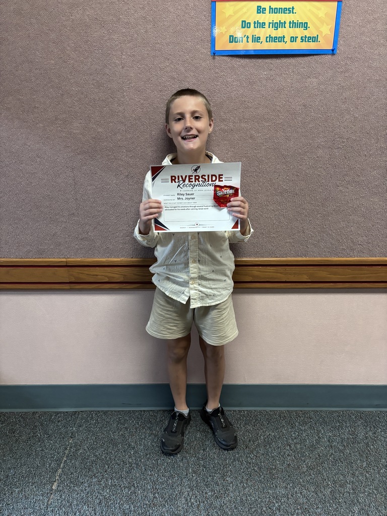 Riley Sauer Riverside Recognition