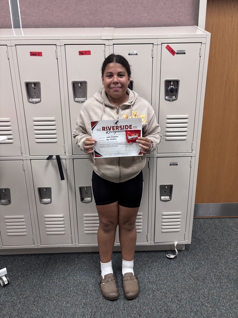 Jade Galeano Riverside Recognition