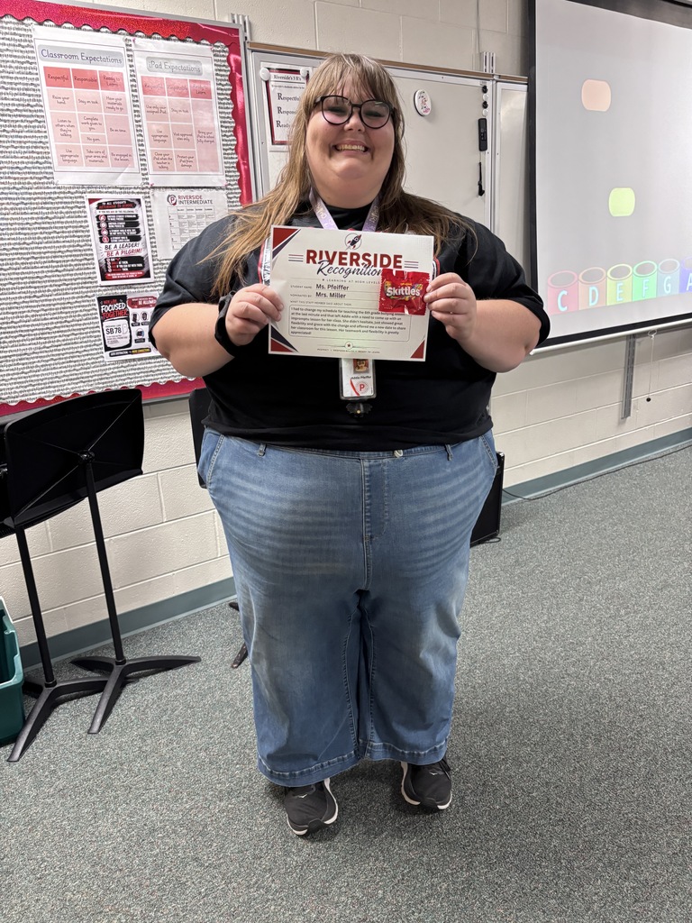 Ms. Pfeiffer Riverside Recognition