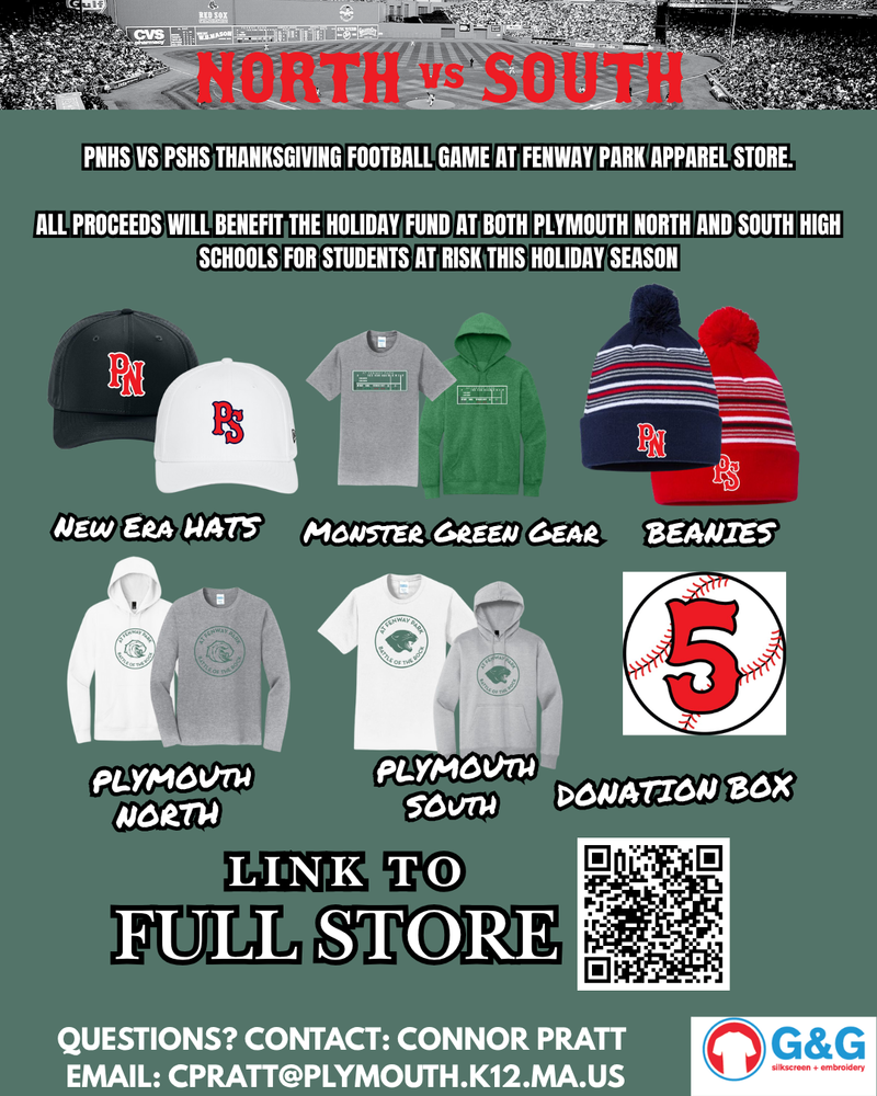 North vs. South Thanksgiving Football Game Merch