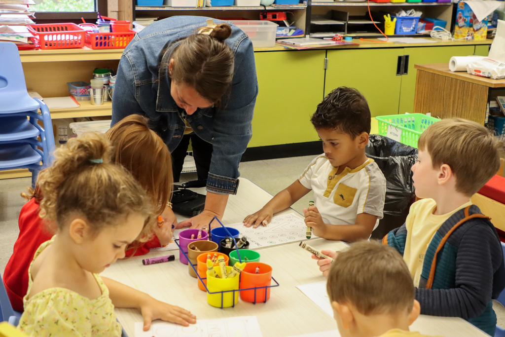 Students learning