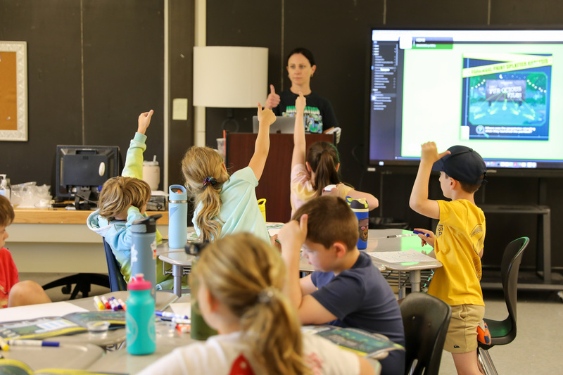 Students participate in Camp Invention at PCIS.