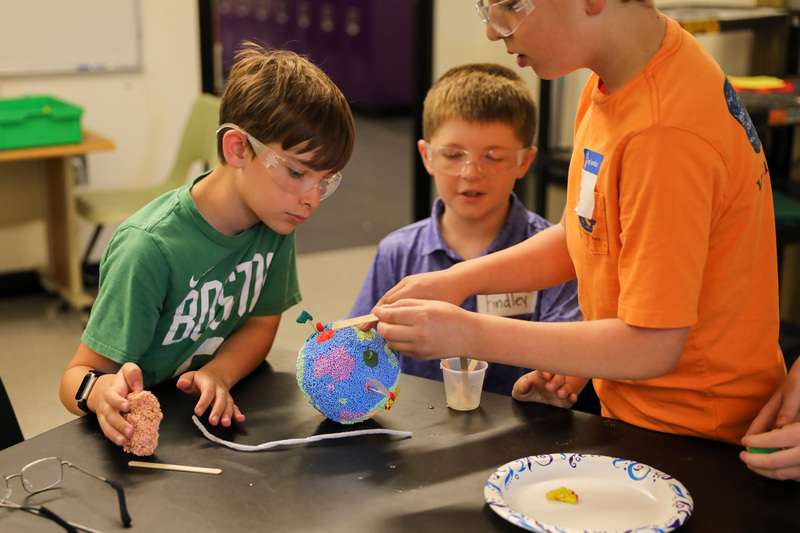 Students participate in Camp Invention at PCIS.