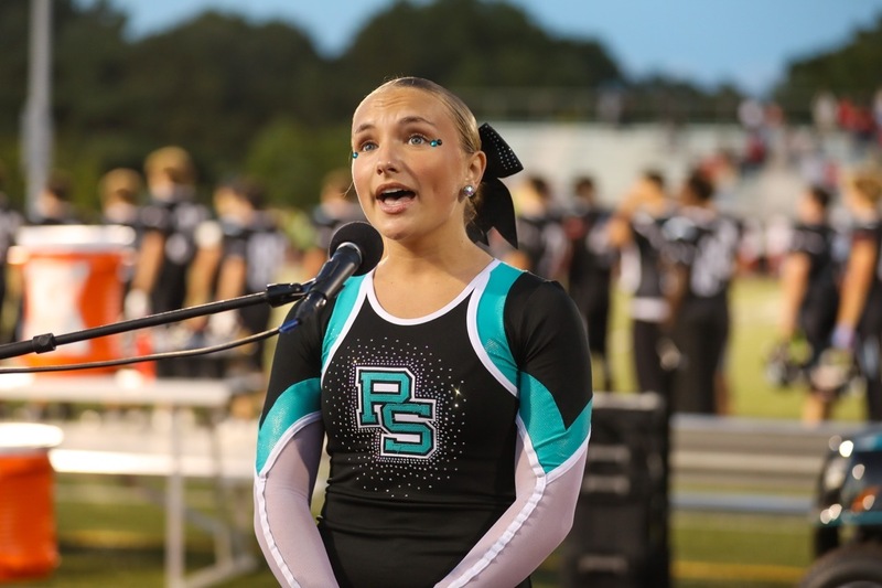 The community gathers to honor Karl Braun and support the Plymouth South Panthers football team.