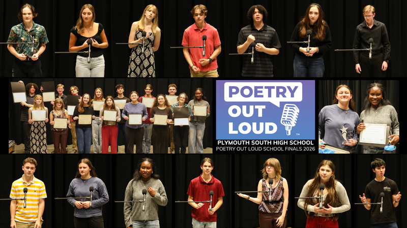 Poetry Out Loud: Plymouth South High School Finalists