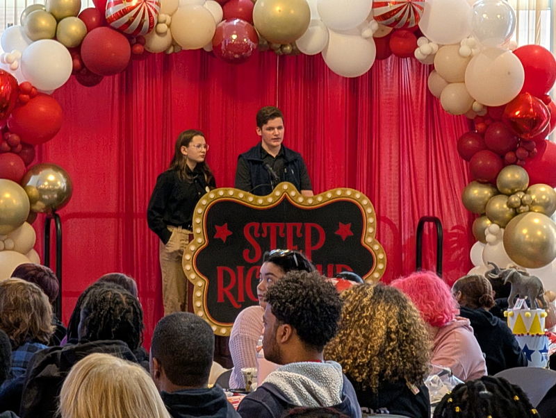 Emma and Sam present at the Be In The Know Conference.