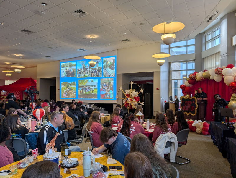 Emma and Sam present at the Be In The Know Conference.