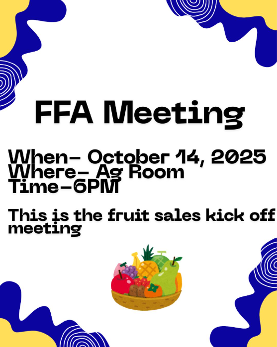 FFA Meeting Poster