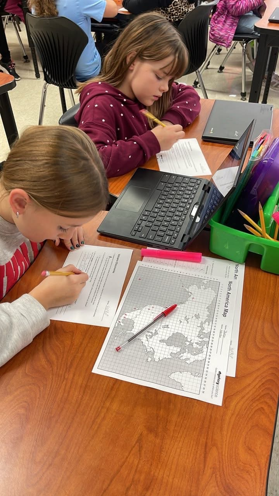 4th grade works on volcano research