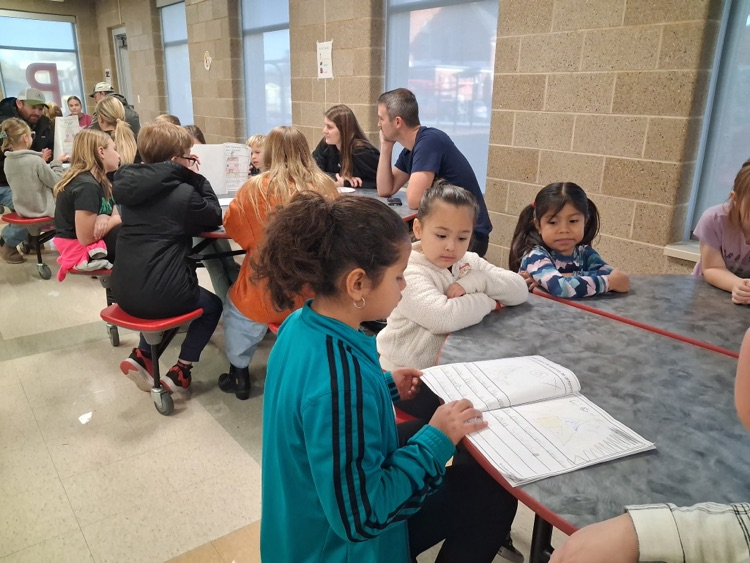 2nd graders presenting 