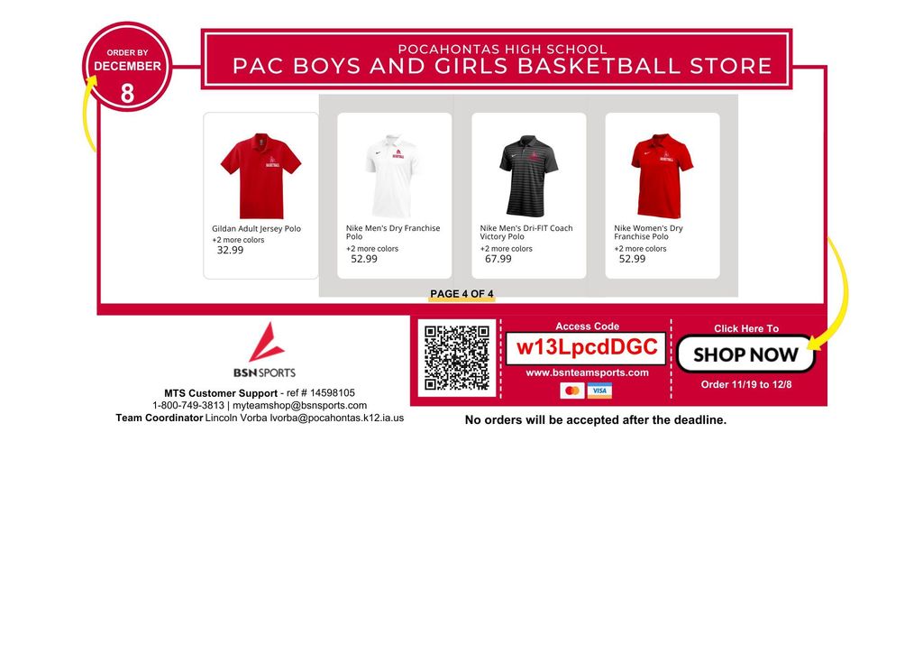 B & G Wrestling Team Store