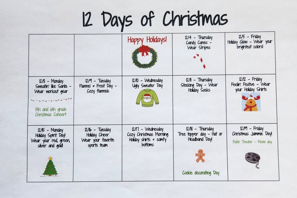 12 Days of Christmas
