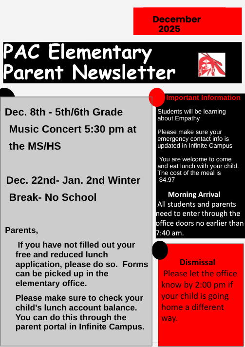 Parent newsletter