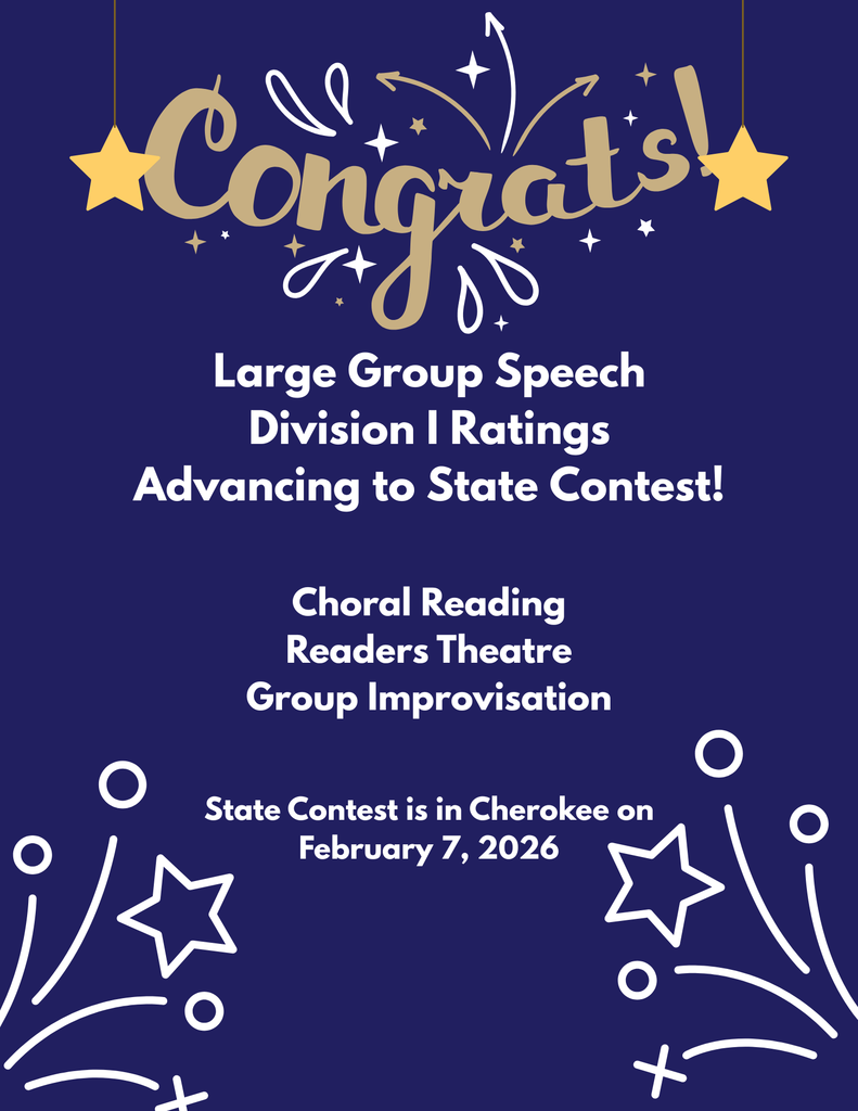 congratulations to speech students