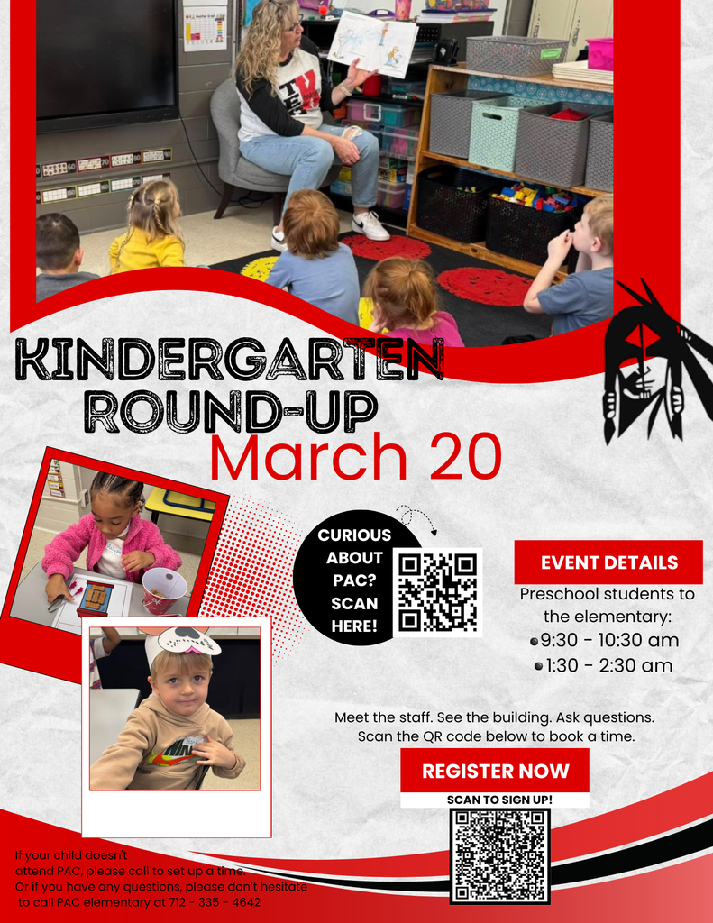kindergarten round up flyer