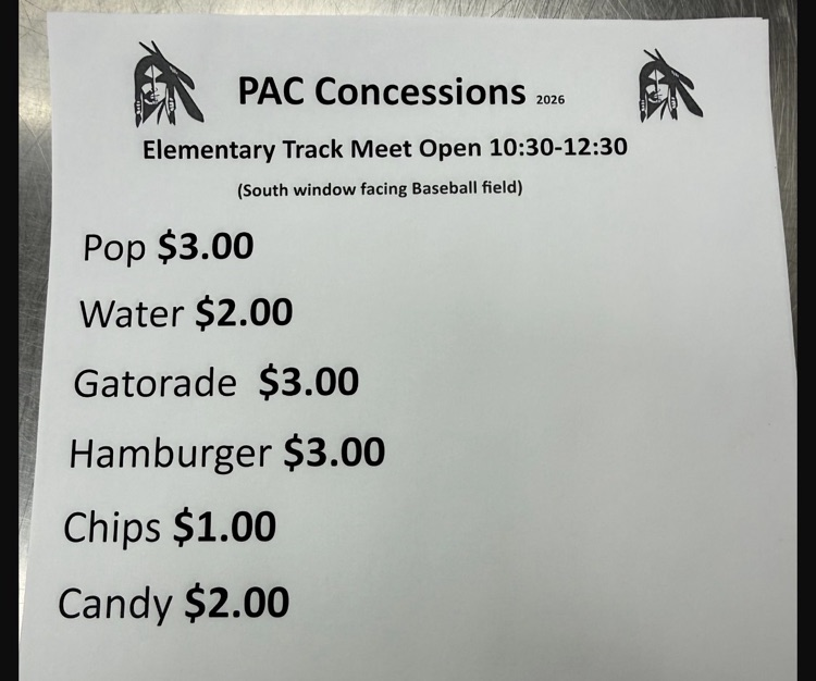 concession stand list