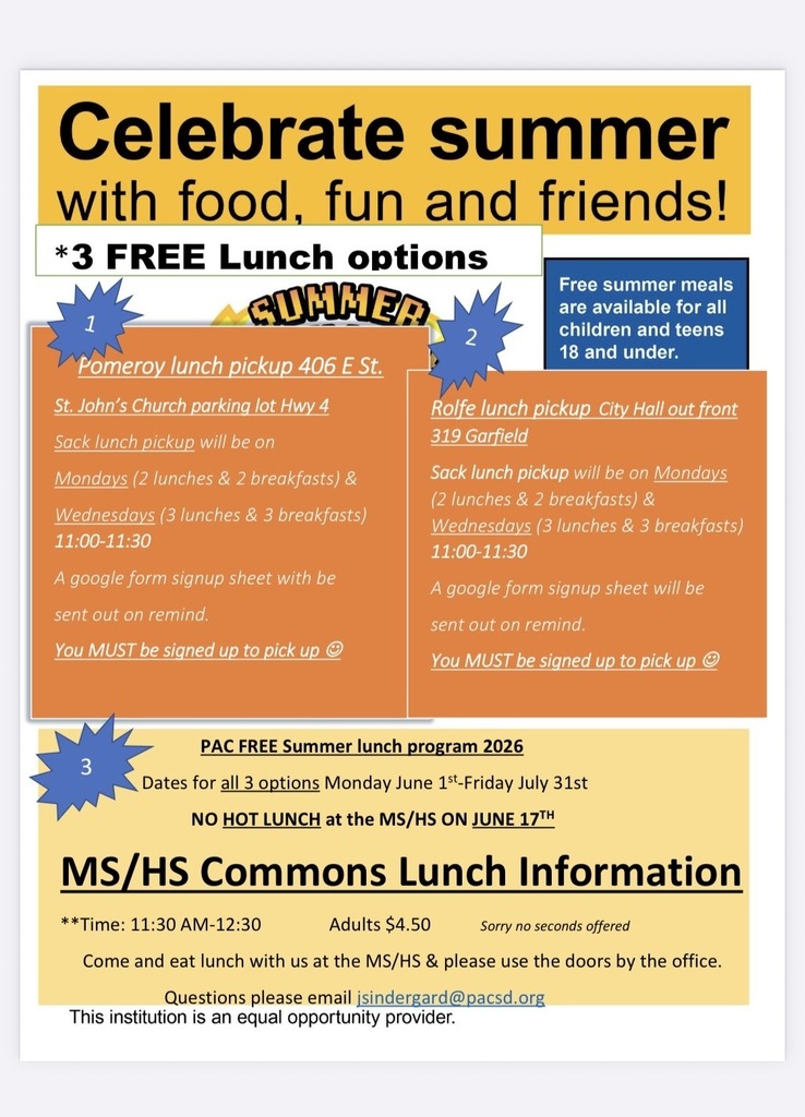 Summer Lunch Program Options 3