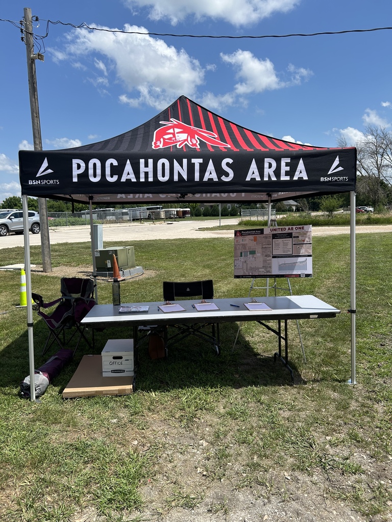 Pocahontas Area Tent at the County Fair