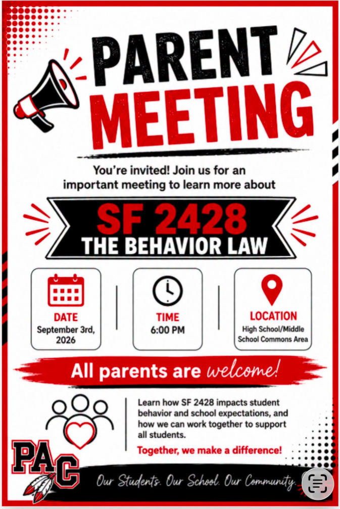Parent meeting for the new behavior law