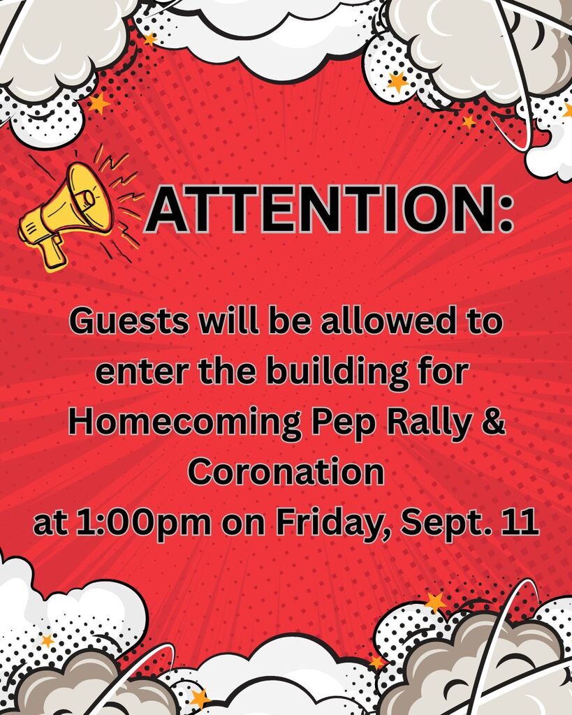 Doors open at 1:00 PM for Coronation on Friday!
